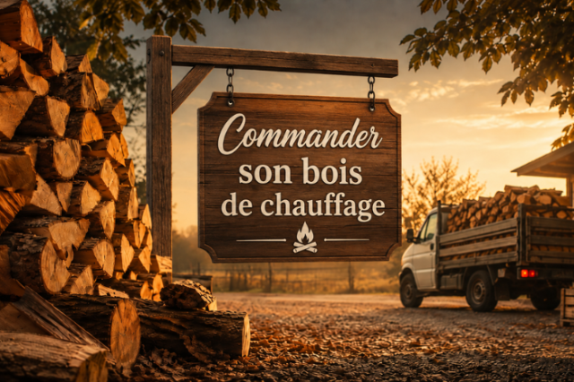 Stock de bois de chauffage prêt à être commandé - APN Nivelles