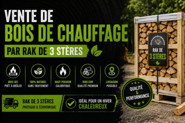 Stère de bois dur APN Nivelles, bûches d'environ 30 cm